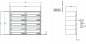 Preview: RENZ Briefkastenanlage Unterputz, Schattenfugenrahmen, Kastenformat 370x110x270mm, 10-teilig,
